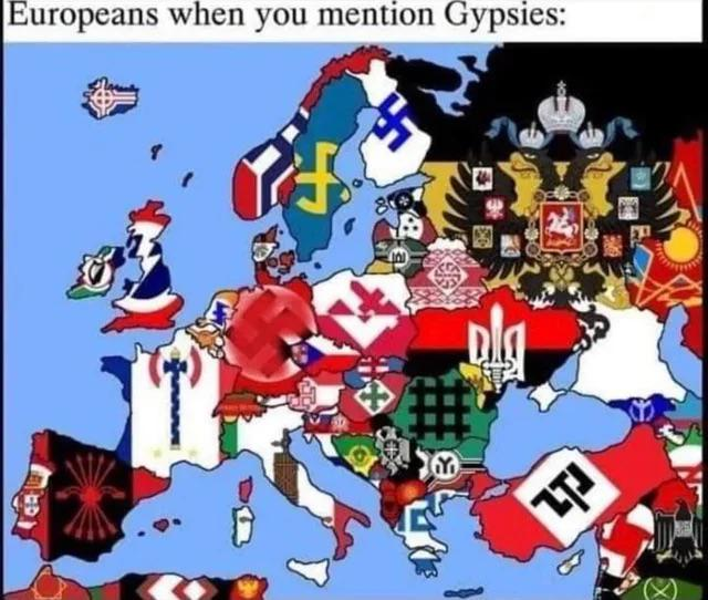 Europeans when you mention Gypsies: 符 80+ M נדר