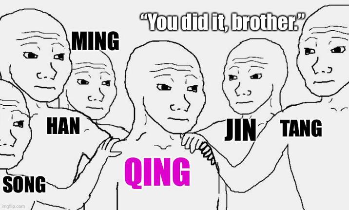 MING "You did it, brother." SONG HAN imgflip.com JIN TANG OING