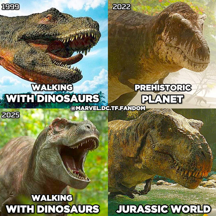 1999 2022 PREHISTORIC PLANET WALKING WITH DINOSAURS 2025 @MARVEL.DC.TF.FANDOM WALKING WITH DINOSAURS JURASSIC WORLD