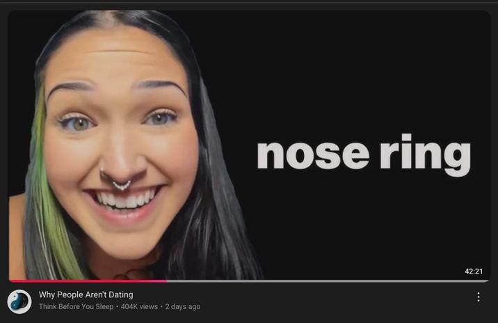 Why People Aren't Dating Think Before You Sleep 404K views 2 days ago nose ring 42:21