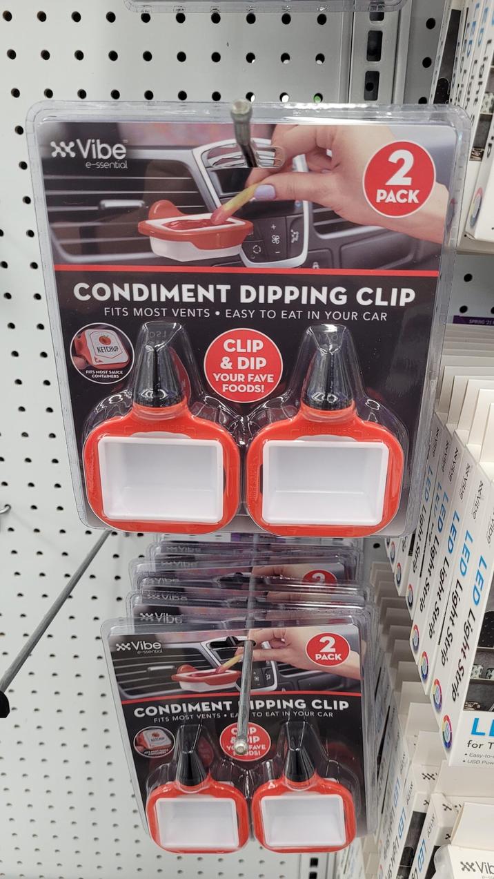 XXVibe e-ssential 2 PACK CONDIMENT DIPPING CLIP FITS MOST VENTS EASY TO EAT IN YOUR CAR 021 KETCHUP FITS MOST SAUCE CONTAINERS CLIP & DIP YOUR FAVE SPRING 211 most sauces- HYIRS VIDE PREVIBS Vibe XXVibe e-ssential FOODS! mostsauces- 2 PACK CONDIMENT IPPING CLIP FITS MOST VENTS EA TO EAT IN YOUR CAR CP IP FAVE DSI 6 xxxvibe LED Light Strip be LED Light Strip xxxvibe xx VIDO Light Strip LED Light Strip VIDO LED Light Strip XVIDE L for T Easy-to- USB Pow Vidא