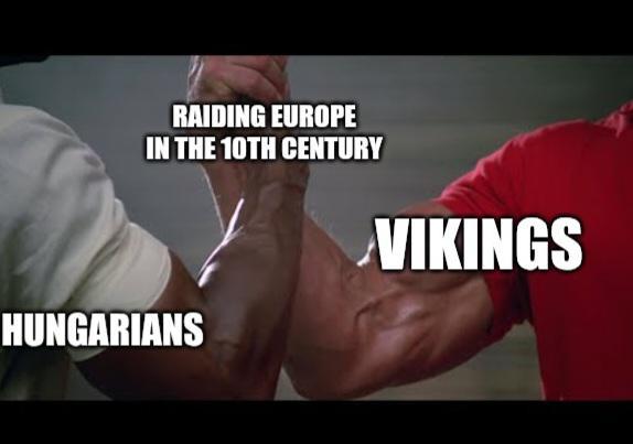 RAIDING EUROPE IN THE 10TH CENTURY VIKINGS HUNGARIANS
