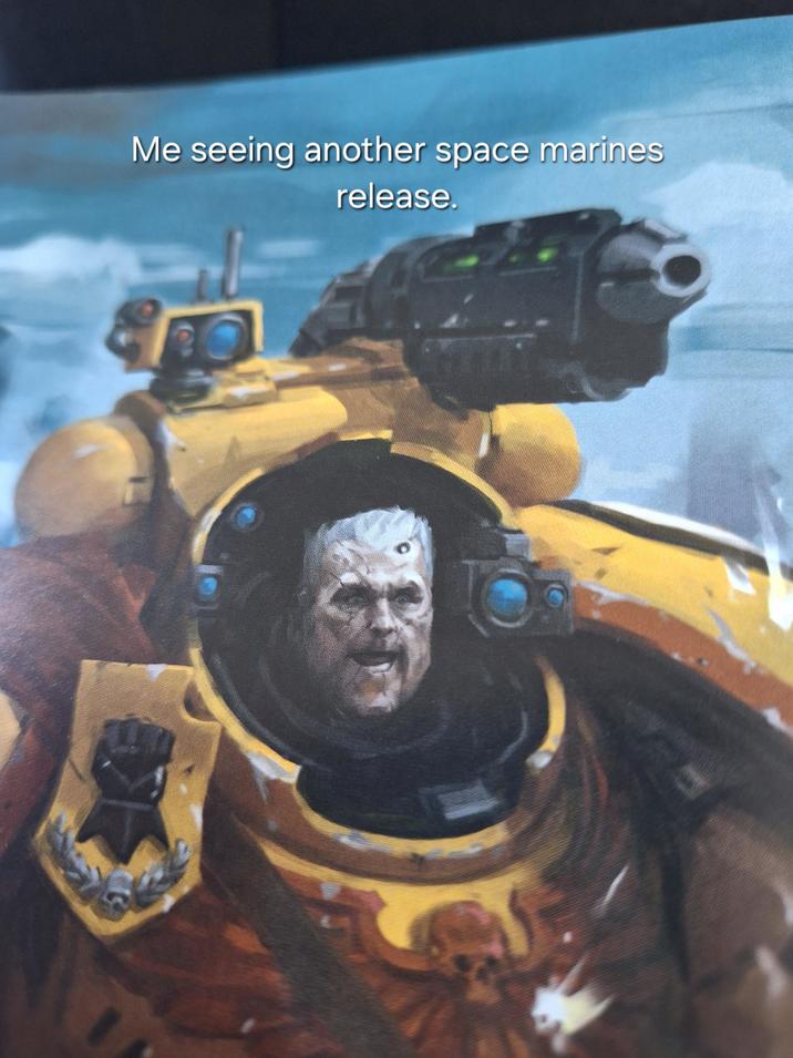Me seeing another space marines release.