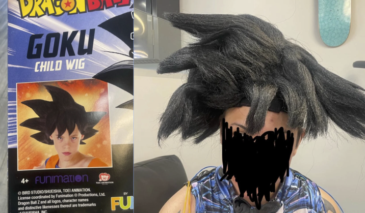 GOKU CHILD WIG 4+ Funimation TOEI ANIMATION BIRD STUDIO/SHUEISHA, TOEI ANIMATION. License coordinated by Funimation ® Productions, Ltd. Dragon Ball Z and all logos, character names and distinctive likenesses thereof are trademarks SULCISHA INC. BY FU