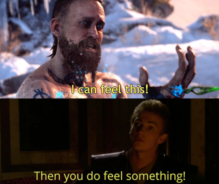 I can feel this! Then you do feel something!