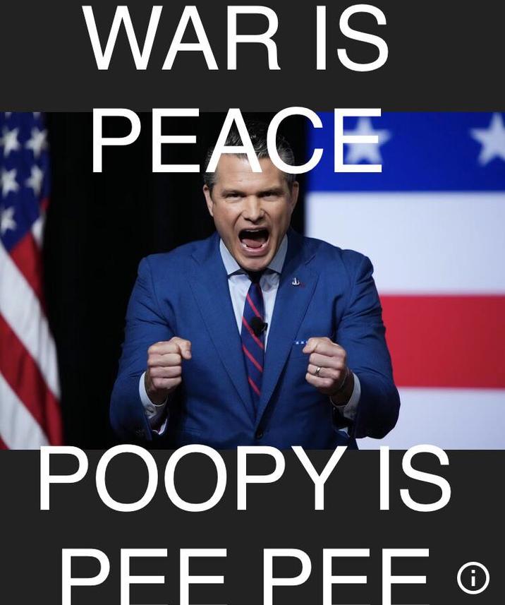WAR IS PEACE * POOPY TS PEE PEE O