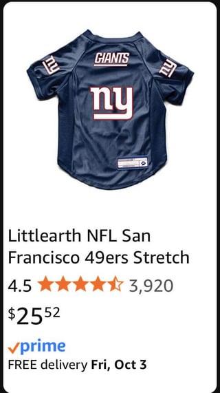 ny hu GIANTS ny Littlearth NFL San Francisco 49ers Stretch 4.5 ✰✰✰✰✰ 3,920 $2552 ✓prime FREE delivery Fri, Oct 3