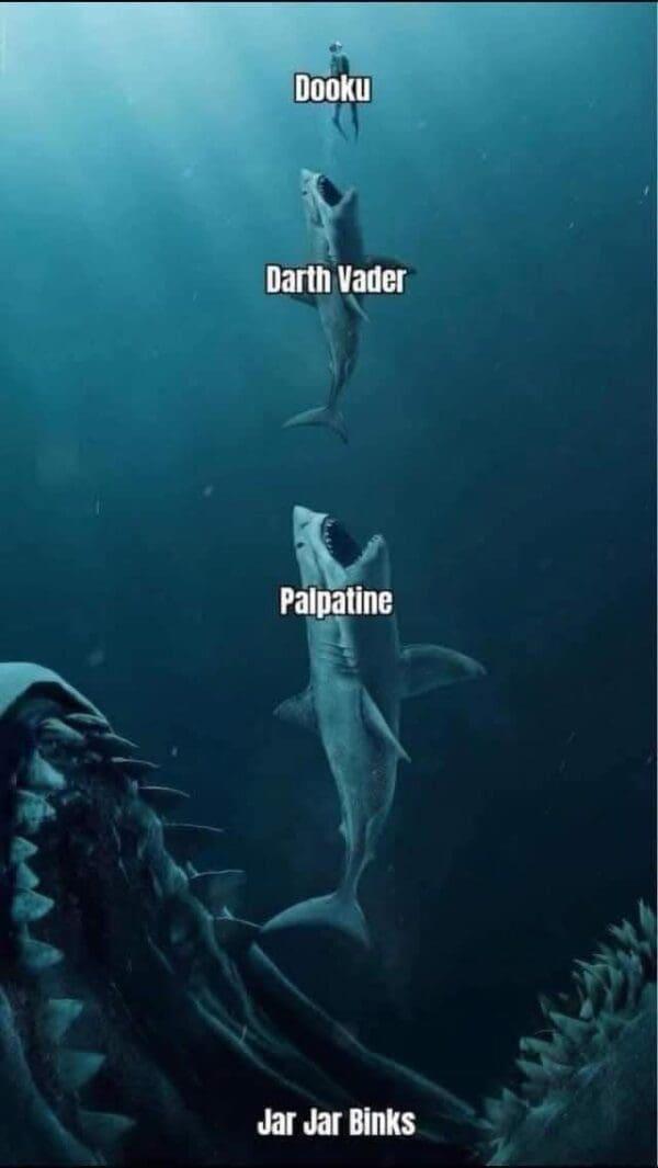 Dooku Darth Vader Palpatine Jar Jar Binks