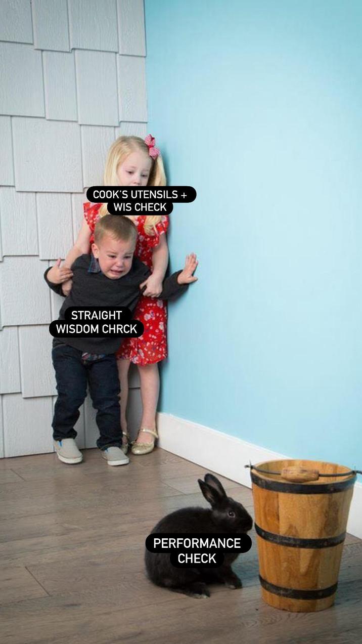 COOK'S UTENSILS + WIS CHECK STRAIGHT WISDOM CHRCK PERFORMANCE CHECK