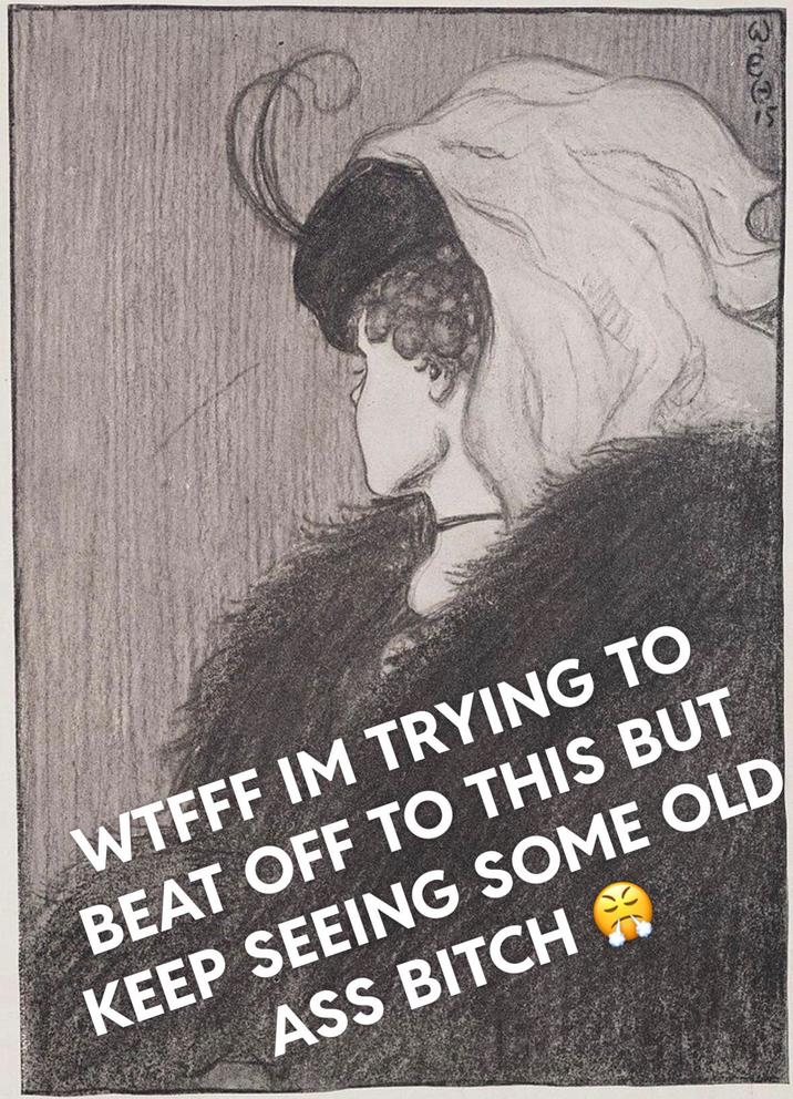 WTFFF IM TRYING TO BEAT OFF TO THIS BUT KEEP SEEING SOME OLD ASS BITCH 9