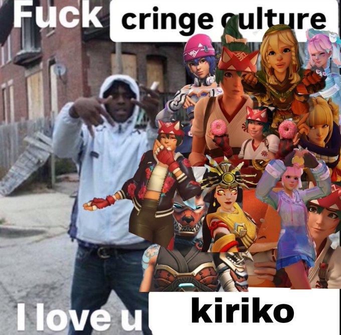 A version of the "I love u X" meme. The meme is about Kiriko from Overwatch.