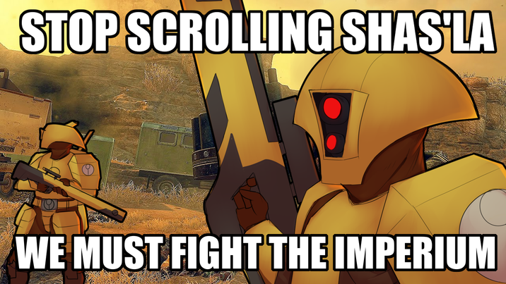 582M STOP SCROLLING SHAS LA WE MUST FIGHT THE IMPERIUM