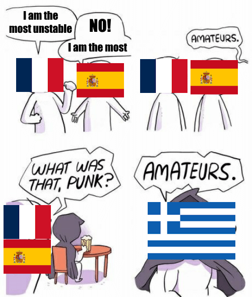 I am the most unstable NO! I am the most WHAT WAS THAT, PUNK? AMATEURS. T AMATEURS.