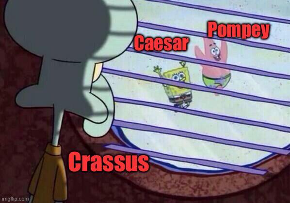 imgflip.com Caesar Crassus Pompey