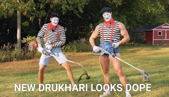 NEW DRUKHARI LOOKS DOPE GRILLM