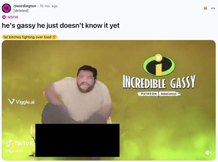 he's gassy he just doesn't know it yet A "Reddit":https://knowyourmeme.com/memes/sites/reddit post that "reposted":https://knowyourmeme.com/memes/repost the original Viggle AI":https://knowyourmeme.com/memes/sites/viggleai video of IdkSterling as "Incredible Gassy":https://knowyourmeme.com/memes/incredible-gassy.