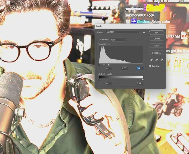 An image of Hasan Piker showing off the collar Kaya allegedly wears. It is alleged that he taped over the shock prongs.