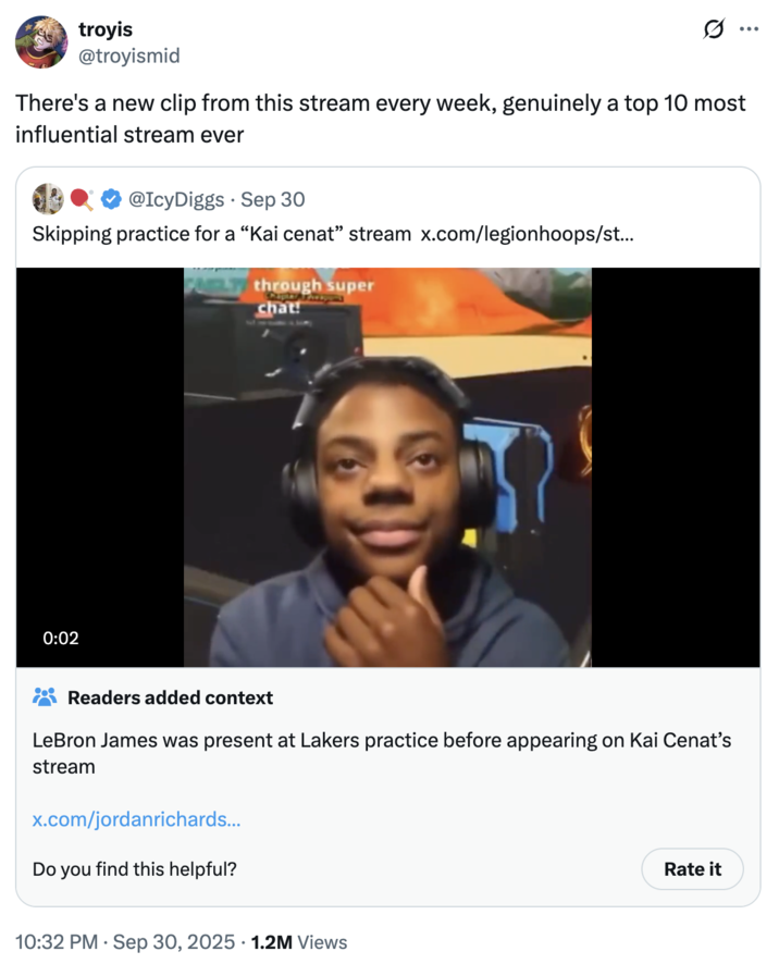 A "tweet":https://knowyourmeme.com/memes/sites/twitter-x talking about the "IShowSpeed":https://knowyourmeme.com/memes/people/ishowspeed stream from December 29th, 2021, which is the source of several Speed "reaction images":https://knowyourmeme.com/memes/reaction-images, "GIFs":https://knowyourmeme.com/memes/cultures/gif and "memes":https://knowyourmeme.com/memes/memes, including the "IShowSpeed Trying Not to Laugh":https://knowyourmeme.com/memes/ishowspeed-smiling-trying-not-to-laugh clip.