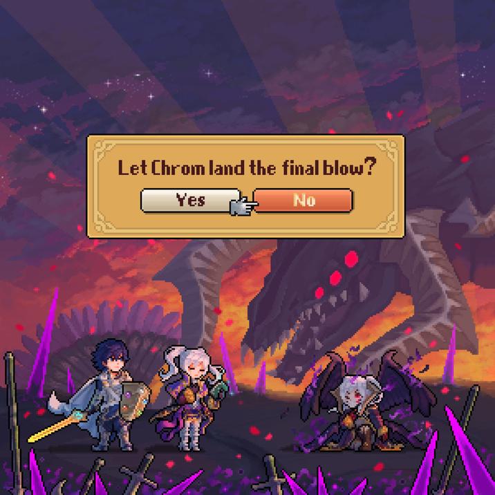Let Chrom land the final blow? Yes No