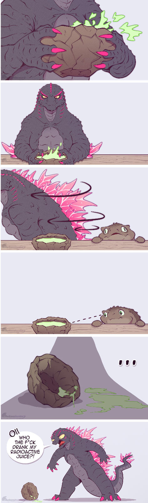 WHO THE F*CK DRANK MY RADIOACTIVE JUICE?!