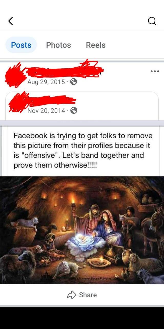 < Posts Photos Reels Aug 29, 2015 Nov 20, 2014. Q Facebook is trying to get folks to remove this picture from their profiles because it is "offensive". Let's band together and prove them otherwise!!!!! of Somerset House Putkisting Share