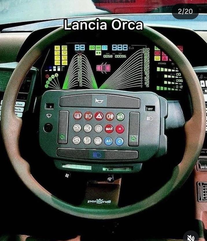 Km/h H Lancia Orca 2/20 AC 729 0058 00096 Kish mino IVE ED MAX AC personal OFF D 096 8 7