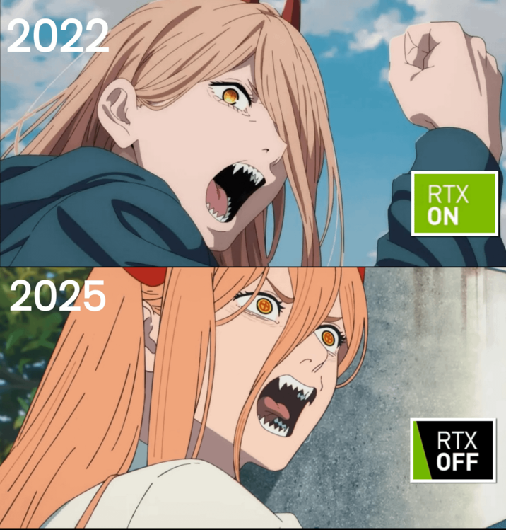 2022 2025 RTX ON RTX OFF