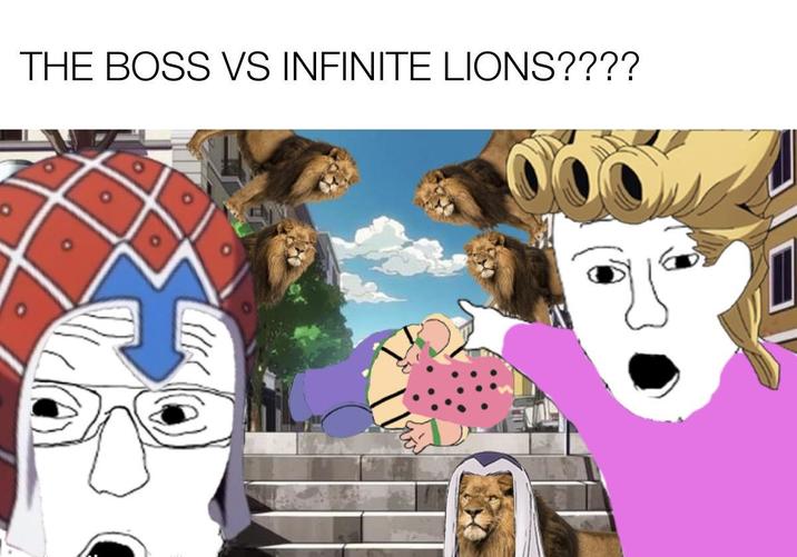 THE BOSS VS INFINITE LIONS???? o