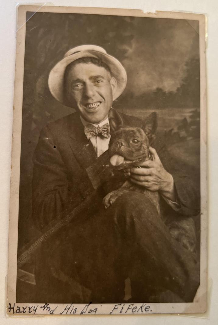 Harry And His Dog FiFeke.