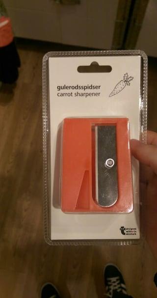 gulerodsspidser carrot sharpener