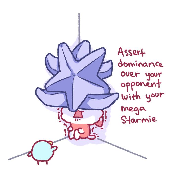 Assert dominance over your opponent with your mega Starmie