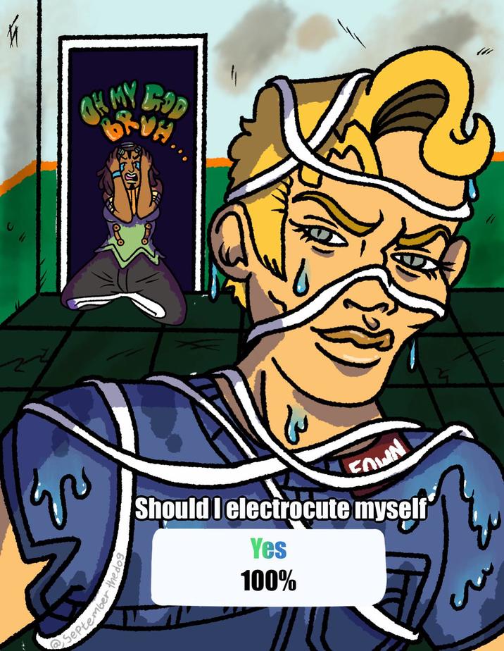 24 BRUH სის September CAWN Should I electrocute myself Yes 100% си