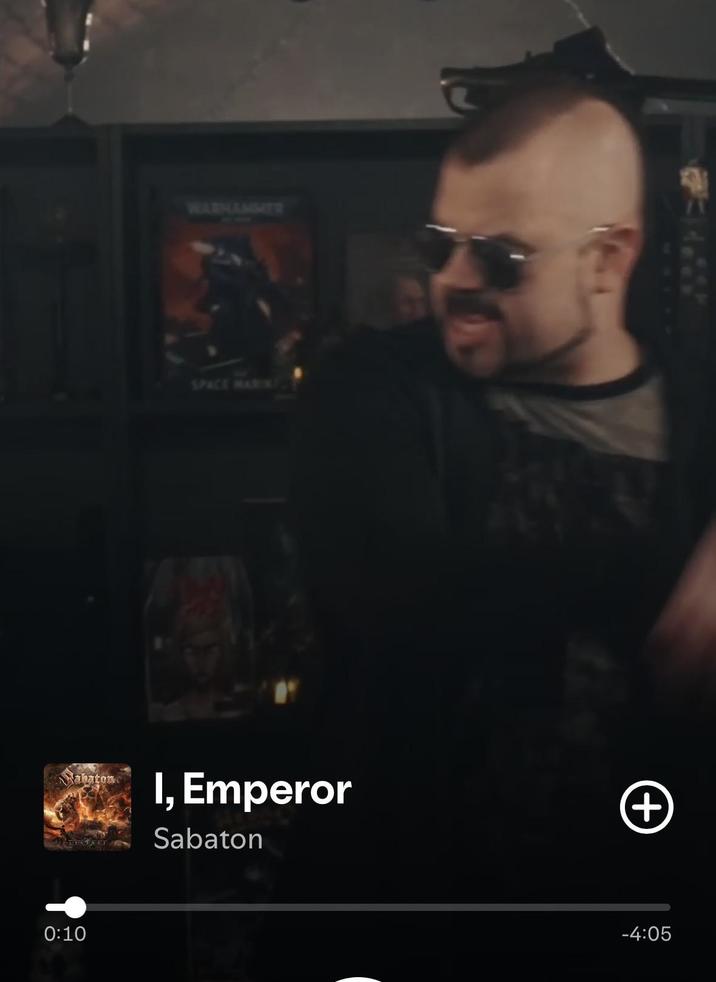 WARHAMMER SPACE MARINT Mahaton I, Emperor Sabaton 0:10 + -4:05