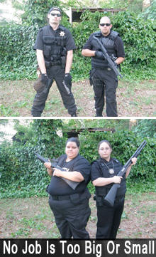 A photo of security guards from the website tacticalbodyguardservices.com.