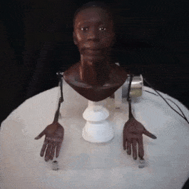 A sped-up and cropped "GIF":https://knowyourmeme.com/memes/cultures/gif version of the Khaby Lame Mechanism "video":https://knowyourmeme.com/memes/viral-videos.