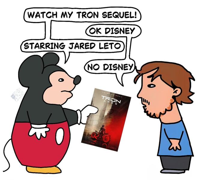 October 16th, 2025 tweet by @Chevistian1 X user @Chevistian1 posted a "Ok Mario / No Mario":https://knowyourmeme.com/memes/ok-mario-100-no-mario meme about films featuring Jared Leto.