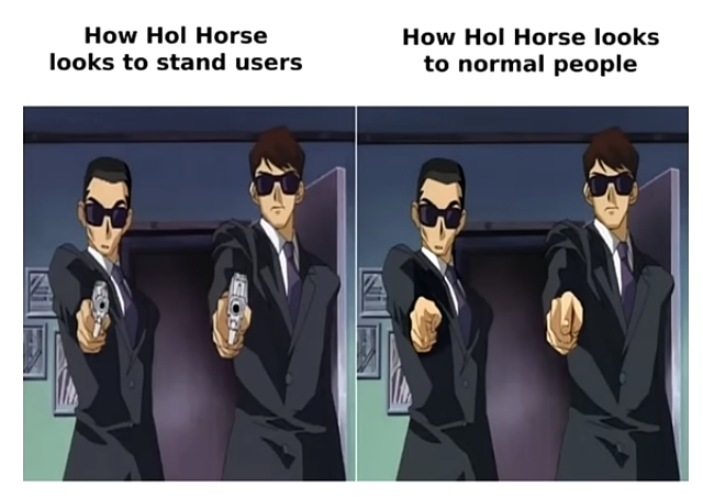 How Hol Horse looks to stand users How Hol Horse looks to normal people