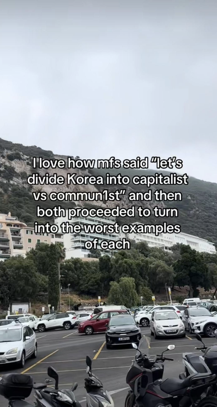 I love how mfs said "let's divide Korea into capitalist vs commun1st" and then both proceeded to turn into the worst examples of each 429936