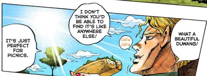 IT'S JUST PERFECT FOR PICNICS. I DON'T THINK YOU'D BE ABLE TO FIND IT'S LIKE ANYWHERE ELSE! CHEW CHEW WHAT A BEAUTIFUL DUWANG!