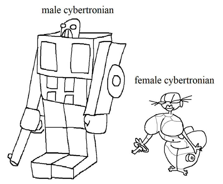male cybertronian female cybertronian