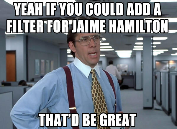 I'm not sure what the point of duplicating the reddit moments bot is but I'm getting awful damn tired of having to sift through a s--- ton of poorly tagged, poorly sourced, absolute slop siphoned off of reddit by Jaime Hamilton. It doesn't help that trending images is absolutely frozen in time (gee, I wonder why that could be) so the only real way to find actual content is through the All Images tab. Feel free to keep uploading that s---, it's your bandwidth, but for the love of all that is holy, at least let users filter it like you currently can with the reddit bot.