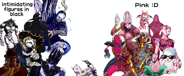 Intimidating figures in black Pink :D 60