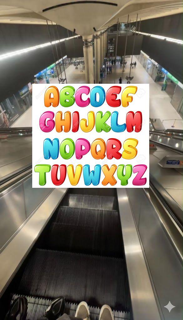 October 19th, 2025, tweet by @GM_Finnegan On October 19th, 2025, X user @GM_Finnegan edited the image to show the English alphabet in a vibrant font pasted across the image instead, writing, "How a linguist sees the world," and gathering over 340,000 likes in two days.