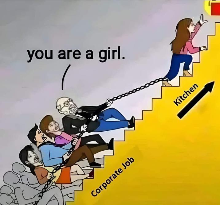 you are a girl. Kitchen Corporate Job