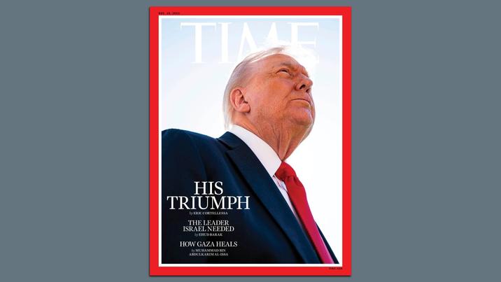 photo from Time magazine seems more like having horns than a crown in my opinion