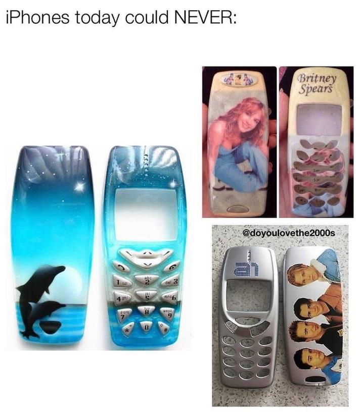 iPhones today could NEVER: no Pars wxyz Britney Spears @doyoulovethe2000s