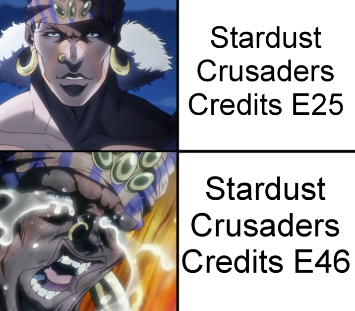 Stardust Crusaders Credits E25 Stardust Crusaders Credits E46