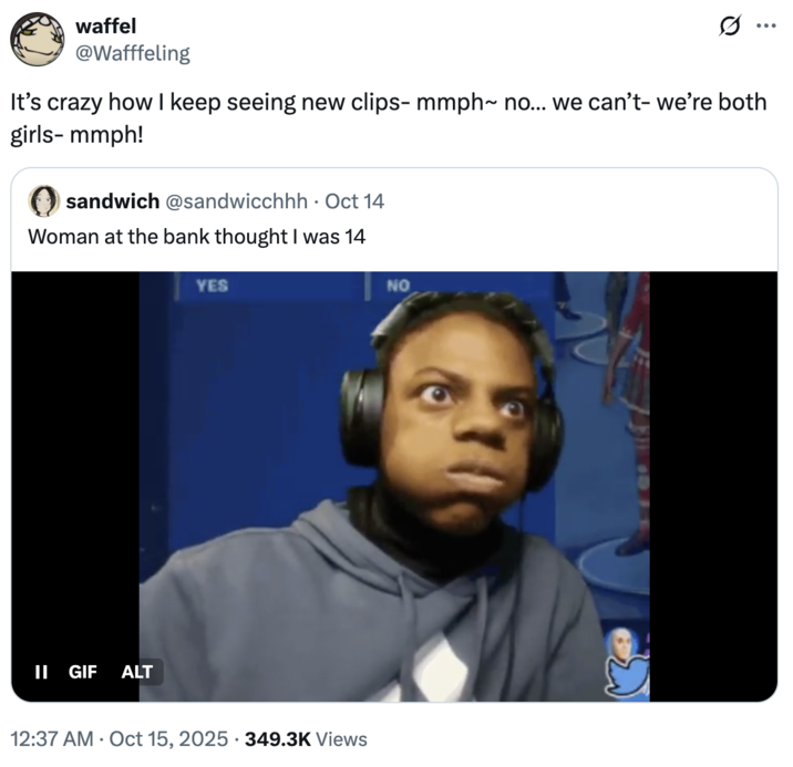 A "quote-tweet":https://knowyourmeme.com/memes/quote-retweets-qrts about "IShowSpeed's":https://knowyourmeme.com/memes/people/ishowspeed famous "EARLY STREAM!" livestream that many Speed reaction video, GIFs and memes are from, notably including the "IShowSpeed Smiling Trying Not to Laugh":https://knowyourmeme.com/memes/ishowspeed-smiling-trying-not-to-laugh meme.