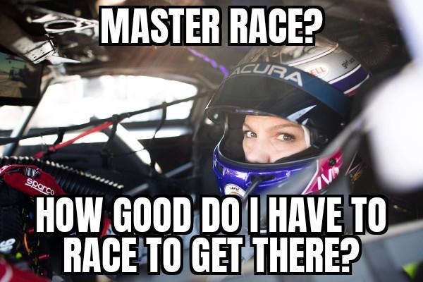 MASTER RACE? ACURA Sparco HOW GOOD DO I HAVE TO RACE TO GET THERE?