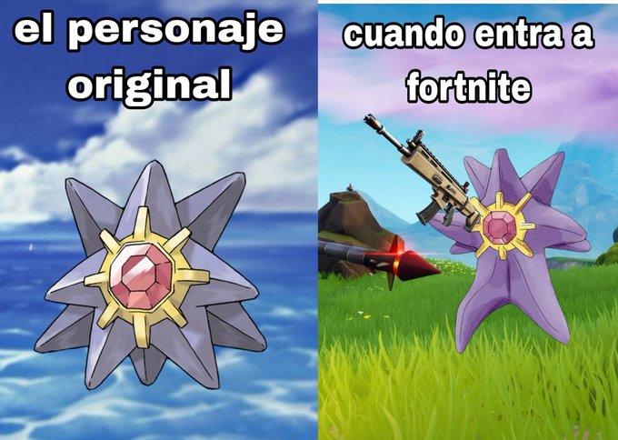 el personaje original cuando entra a fortnite
